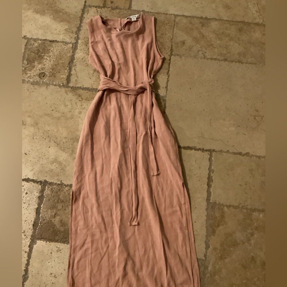 HYFVE Dusty Rose Asymmetrical Maxi Dress